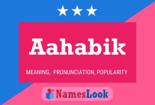 Aahabik Name Poster