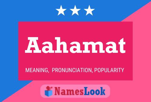 Aahamat Name Poster