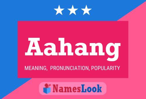 Aahang Name Poster