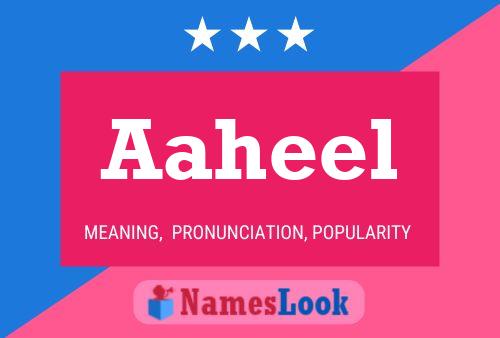 Aaheel Name Poster