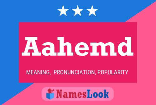 Aahemd Name Poster