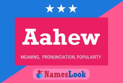 Aahew Name Poster