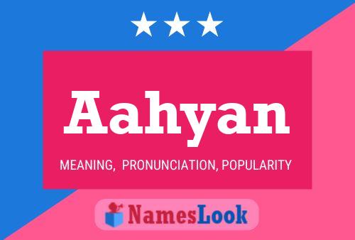 Aahyan Name Poster