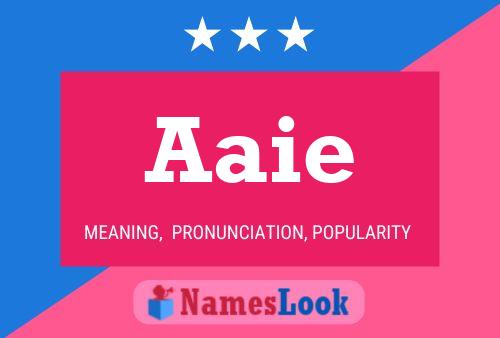 Aaie Name Poster