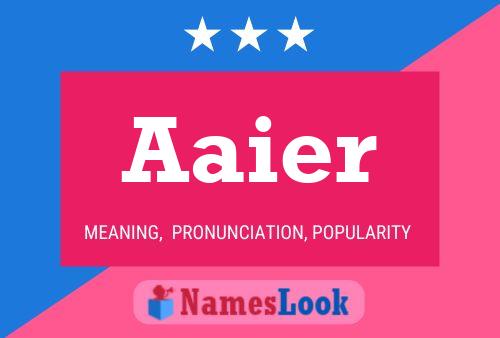 Aaier Name Poster