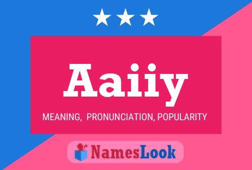 Aaiiy Name Poster