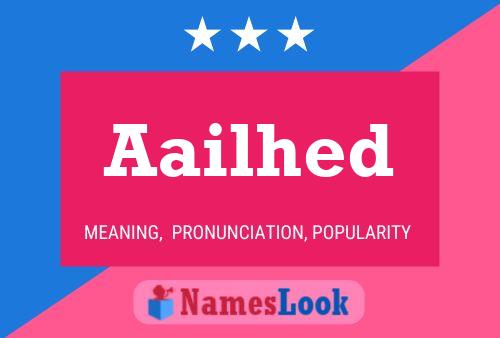 Aailhed Name Poster