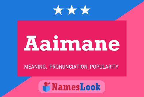 Aaimane Name Poster