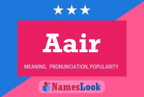 Aair Name Poster