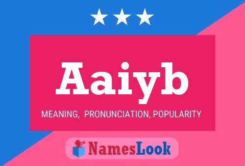 Aaiyb Name Poster