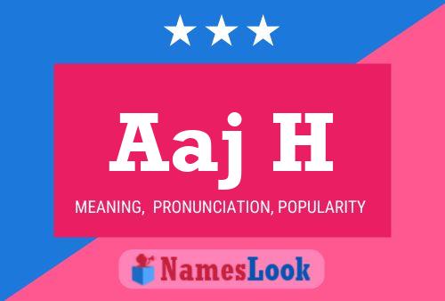 Aaj H Name Poster