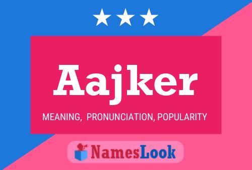 Aajker Name Poster