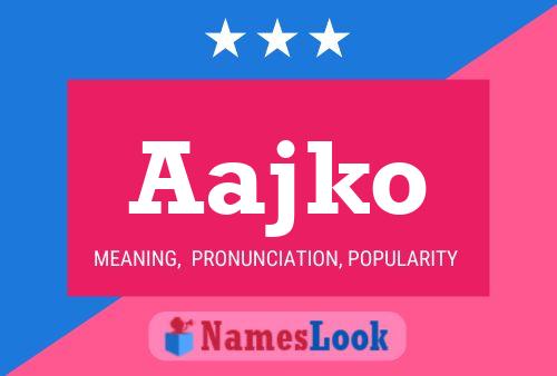 Aajko Name Poster