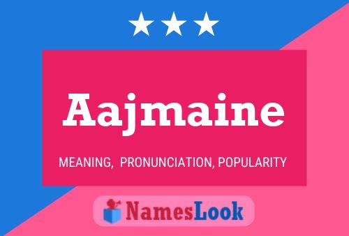 Aajmaine Name Poster