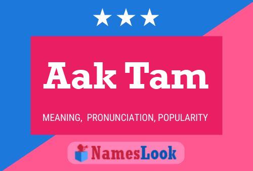 Aak Tam Name Poster