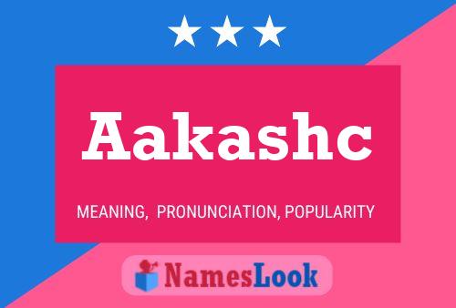 Aakashc Name Poster