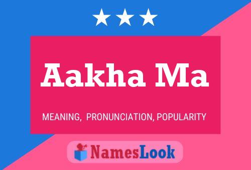 Aakha Ma Name Poster