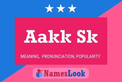 Aakk Sk Name Poster