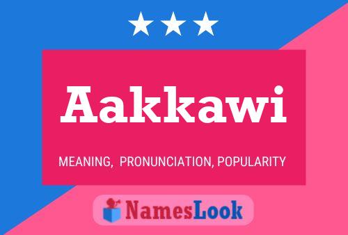 Aakkawi Name Poster