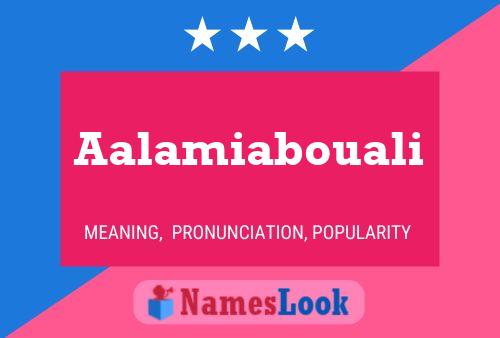 Aalamiabouali Name Poster