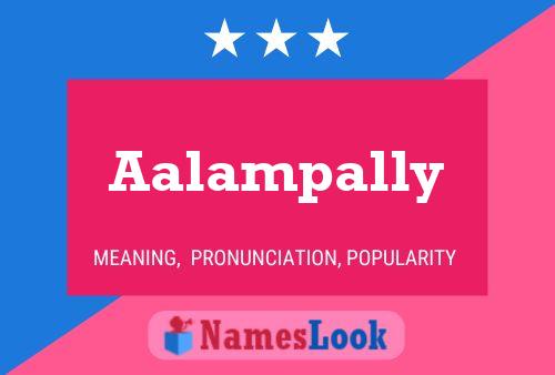 Aalampally Name Poster