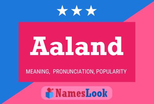 Aaland Name Poster