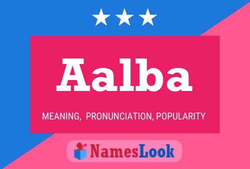 Aalba Name Poster