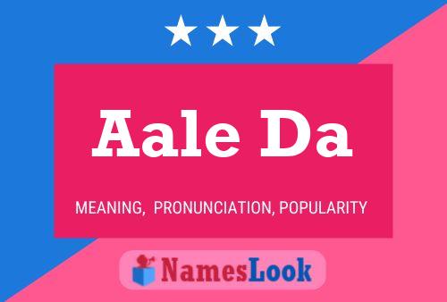 Aale Da Name Poster