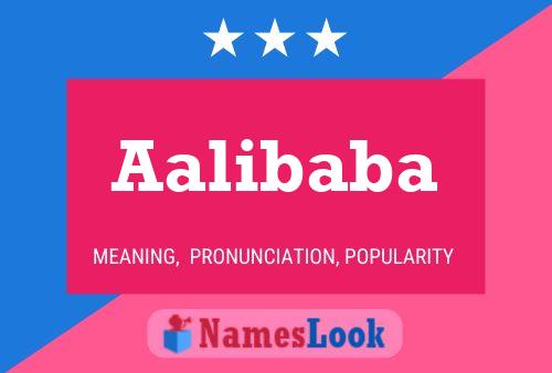 Aalibaba Name Poster