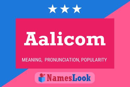 Aalicom Name Poster