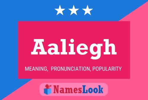 Aaliegh Name Poster