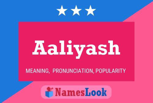 Aaliyash Name Poster