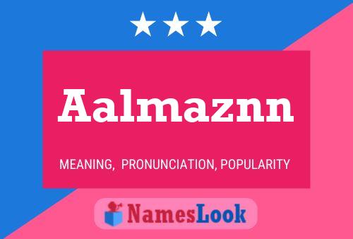 Aalmaznn Name Poster