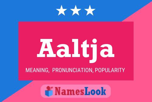 Aaltja Name Poster