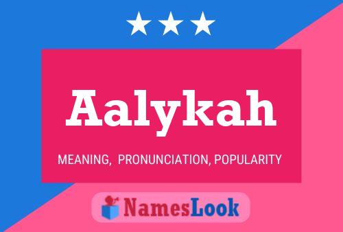 Aalykah Name Poster