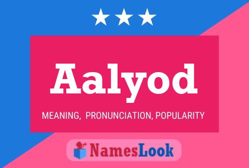 Aalyod Name Poster