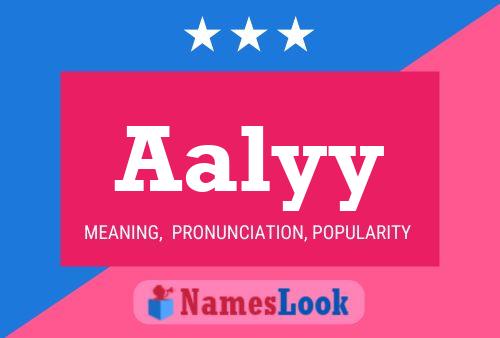 Aalyy Name Poster