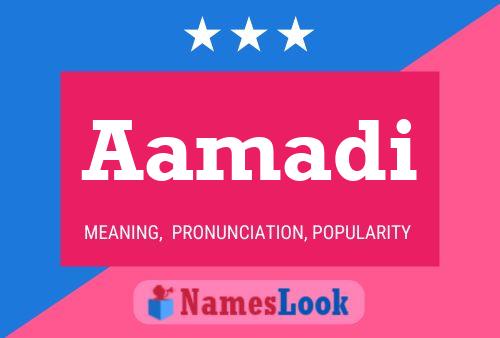 Aamadi Name Poster