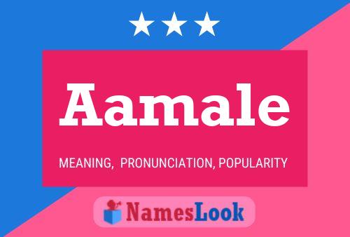 Aamale Name Poster