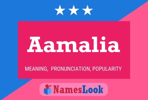 Aamalia Name Poster