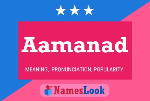 Aamanad Name Poster