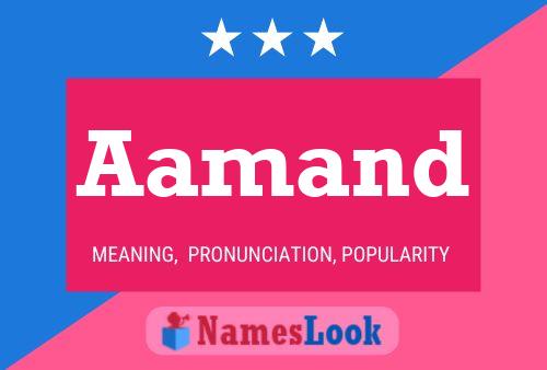 Aamand Name Poster