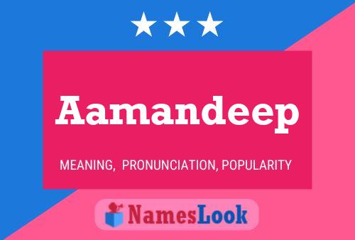 Aamandeep Name Poster