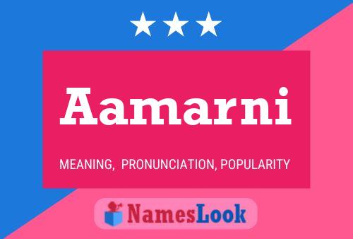 Aamarni Name Poster