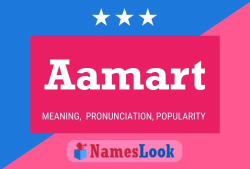 Aamart Name Poster