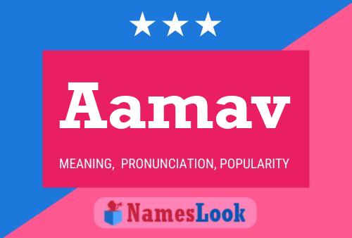 Aamav Name Poster