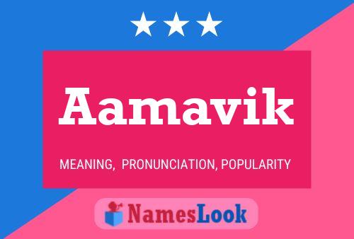 Aamavik Name Poster