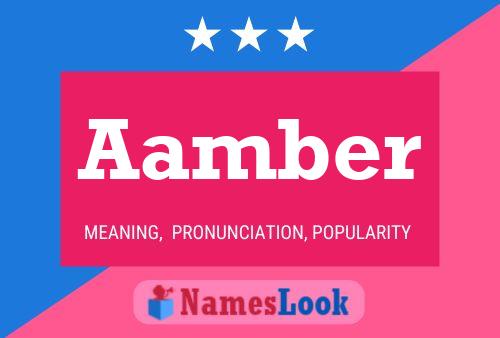 Aamber Name Poster