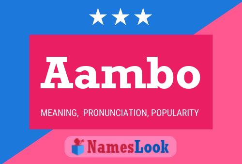 Aambo Name Poster