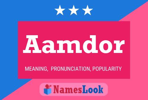 Aamdor Name Poster